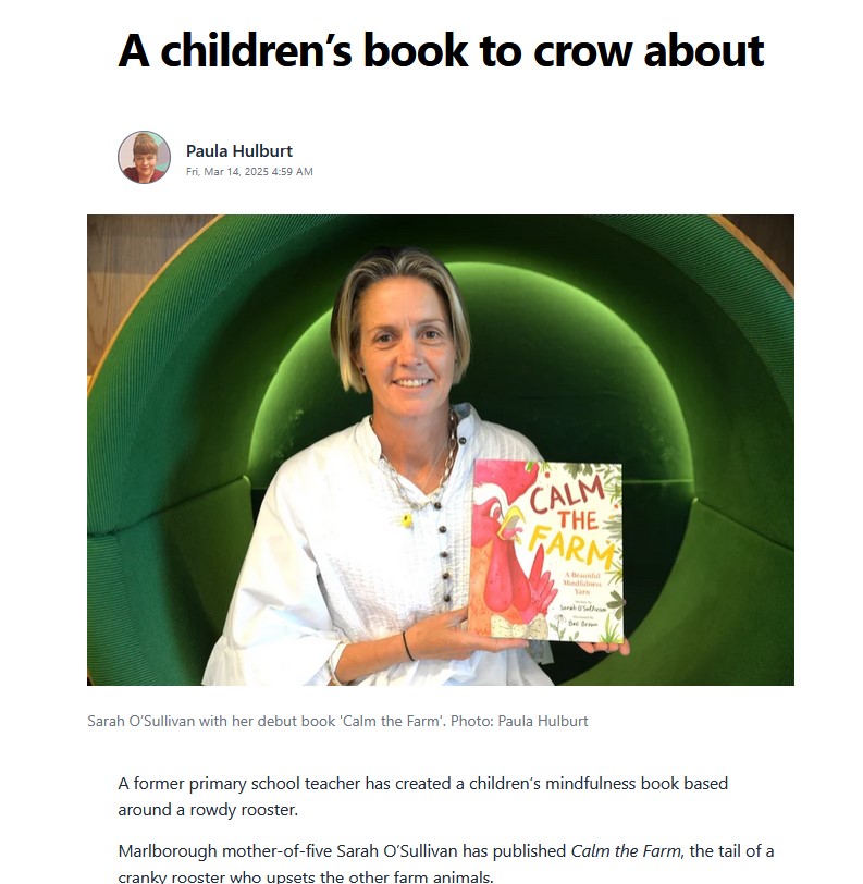 Calm the Farm book publicity